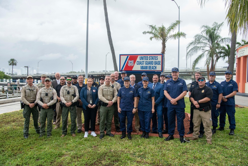 U.S. Coast Guard commandant visits Sector Miami