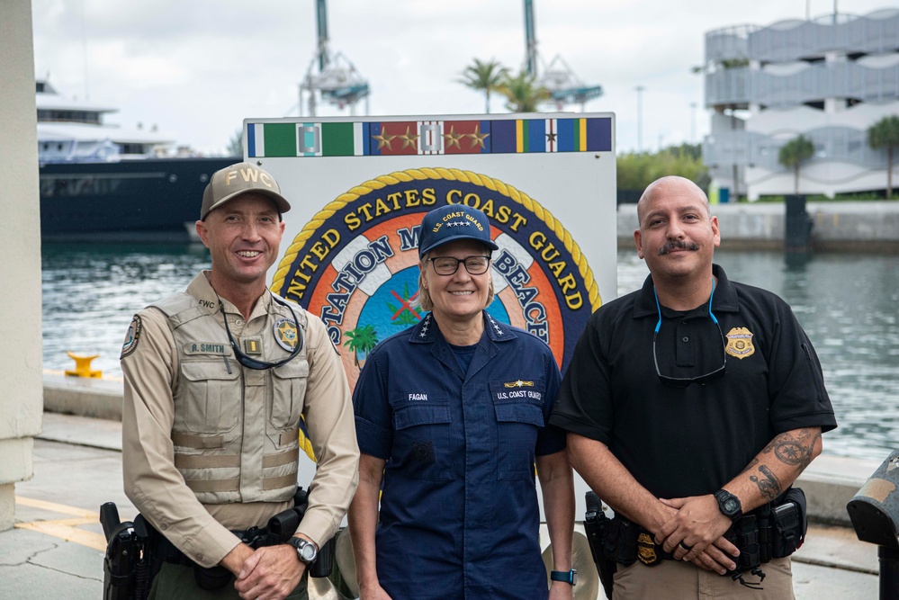 U.S. Coast Guard commandant visits Sector Miami