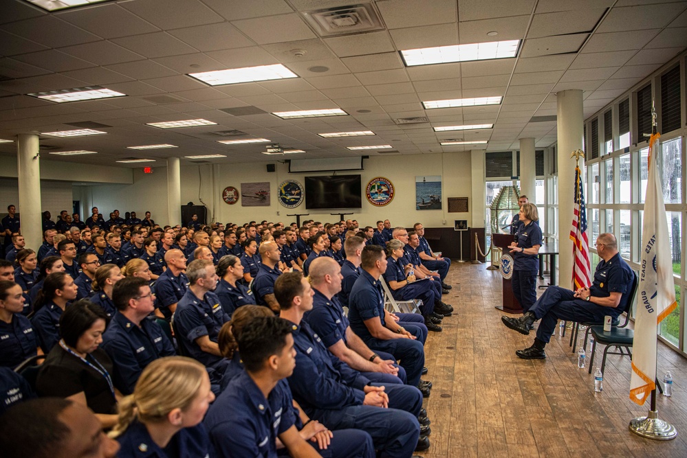 U.S. Coast Guard commandant visits Sector Miami