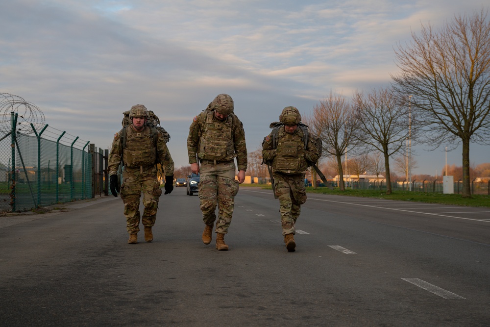 USAG Benelux Best Warrior Competition - Ruck March