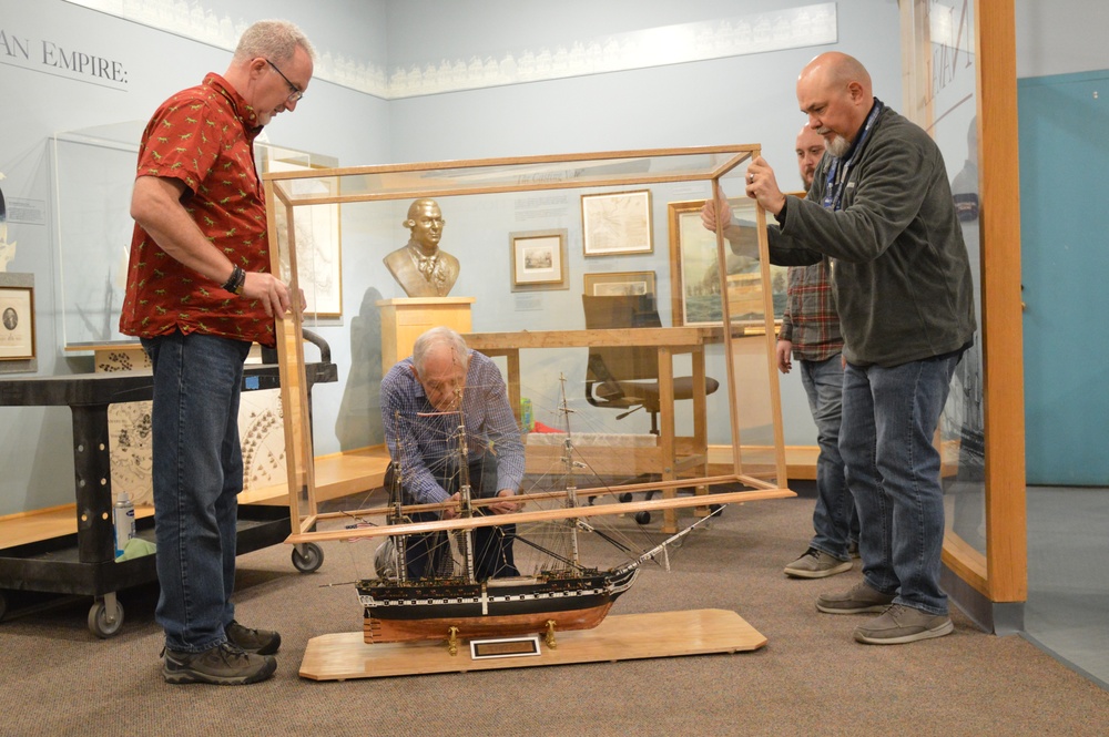 USS Constitution ship model at Hampton Roads Naval Museum