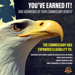 Commissaries remind former POWs, Purple Heart recipients, disabled veterans, certified caregivers of their shopping privileges