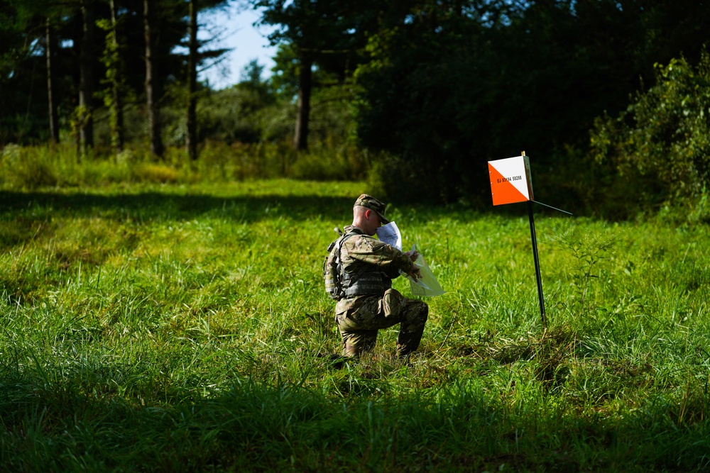 Warrant Officer Candidates Test on Land Navigation 2022