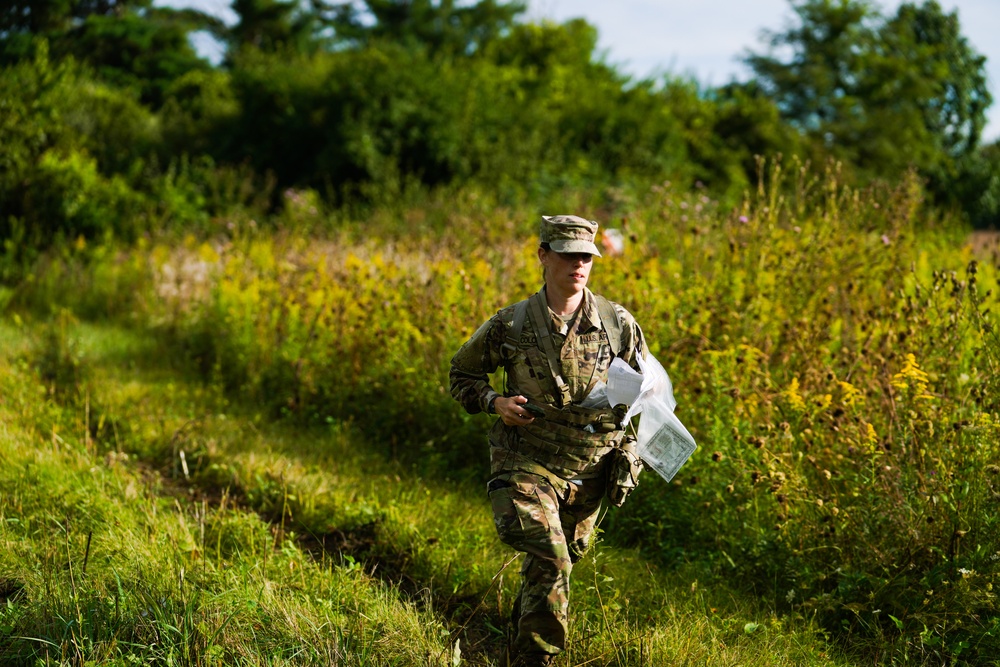 Warrant Officer Candidates Test on Land Navigation 2022