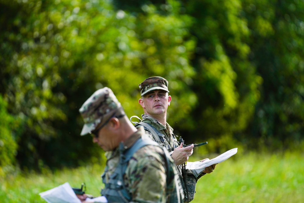 Warrant Officer Candidates Test on Land Navigation 2022