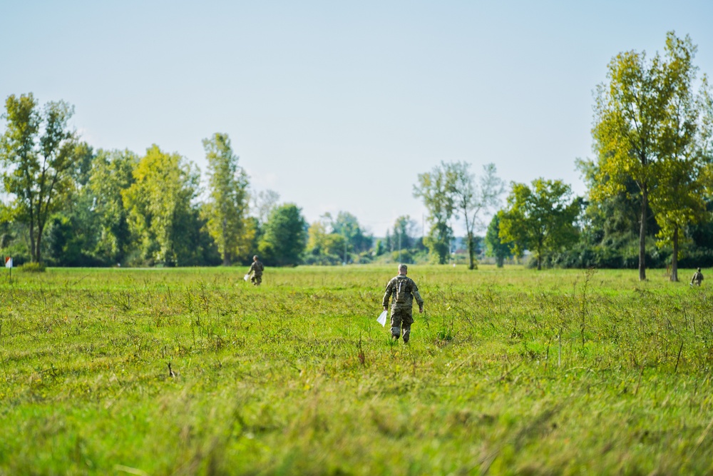 Warrant Officer Candidates Test on Land Navigation 2022