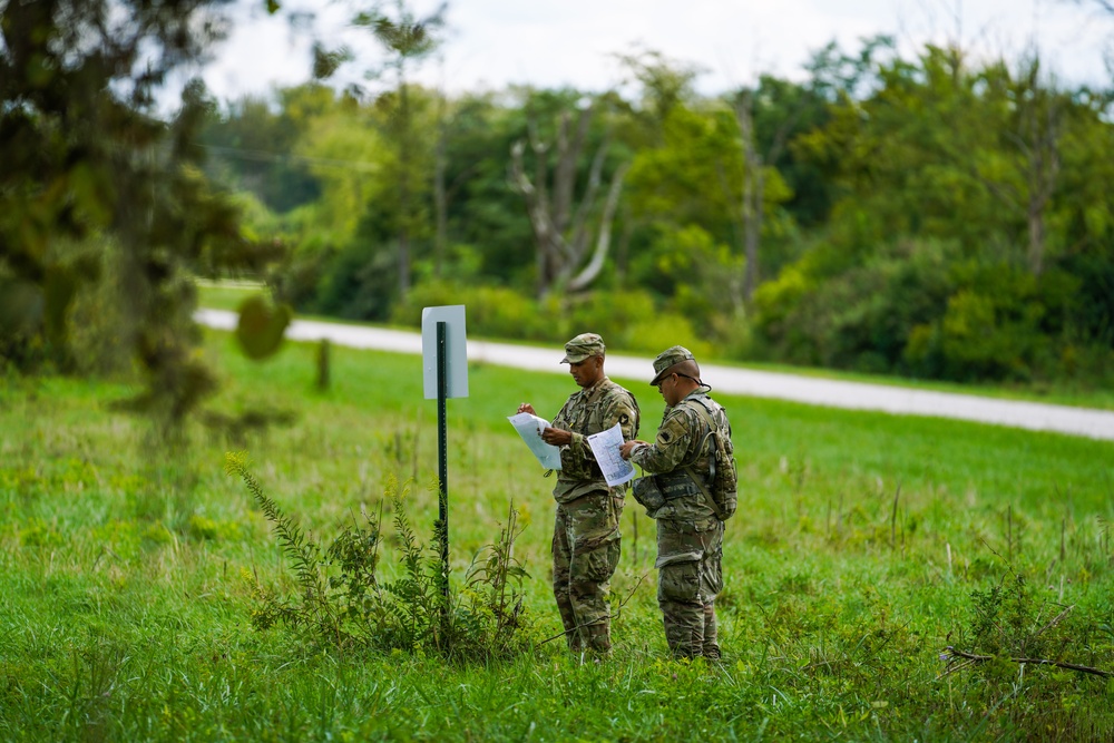 Warrant Officer Candidates Test on Land Navigation 2022