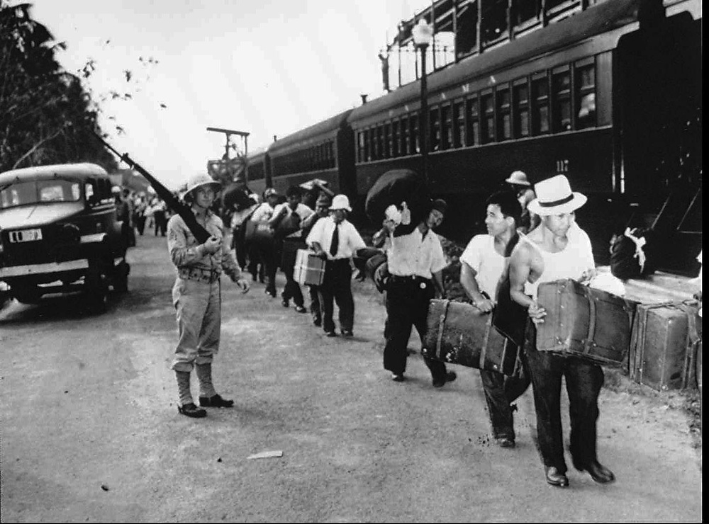 JAPANESE LATIN AMERICANS BROUGHT TO THE US