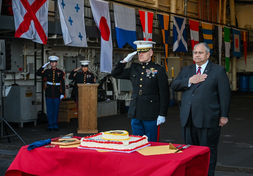 Secretary of the Navy Carlos Del Toro Visits New York during Veterans Day.