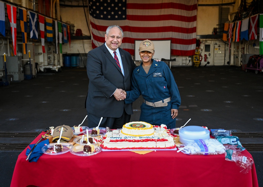 Secretary of the Navy Carlos Del Toro Visits New York during Veterans Day.