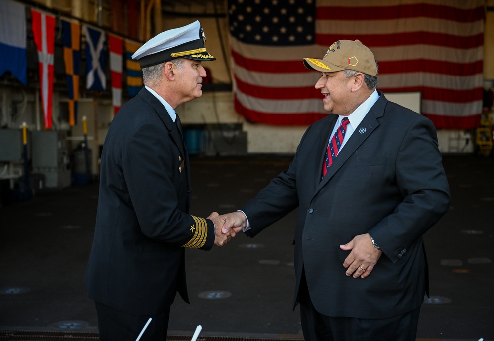 Secretary of the Navy Carlos Del Toro Visits New York during Veterans Day.