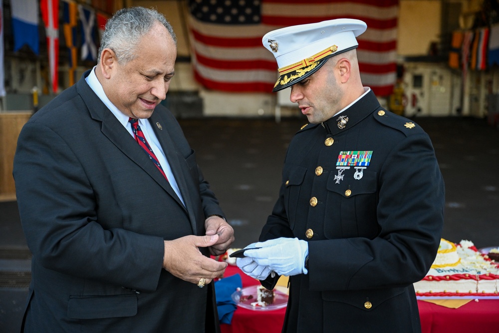 Secretary of the Navy Carlos Del Toro Visits New York during Veterans Day.