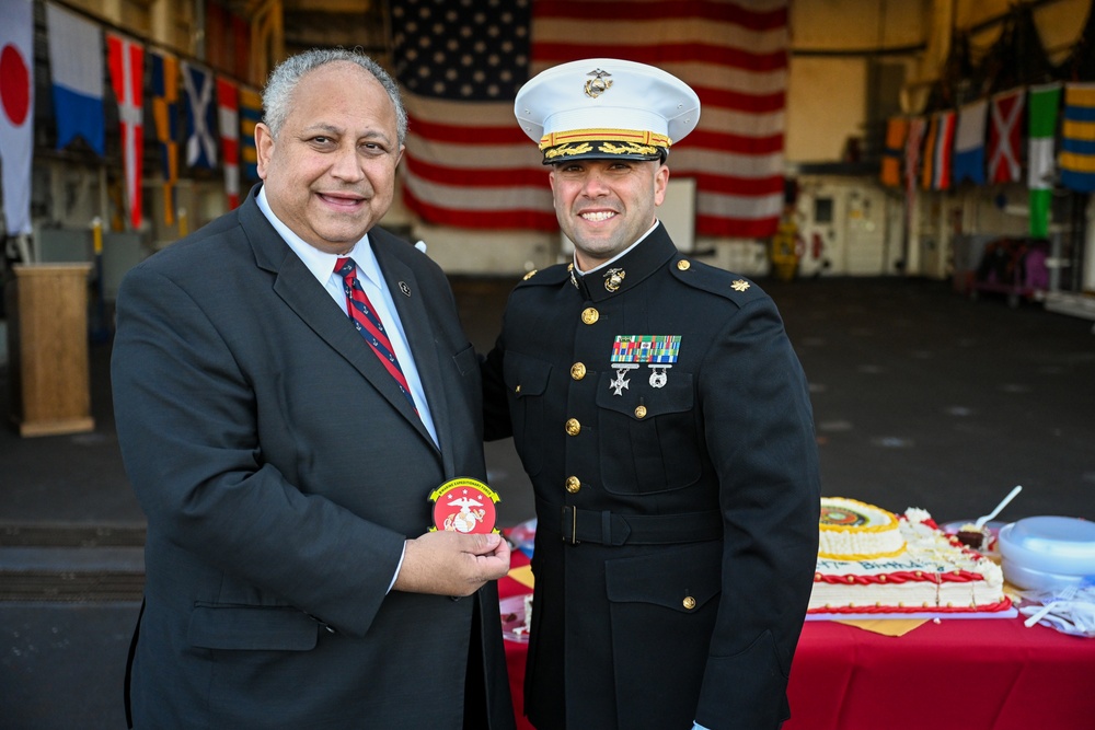 Secretary of the Navy Carlos Del Toro Visits New York during Veterans Day.