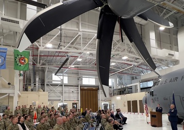 Colonel Joshua Cinq-Mars assumes command of the 120th Maintenance Group, Montana Air National Guard, USAF