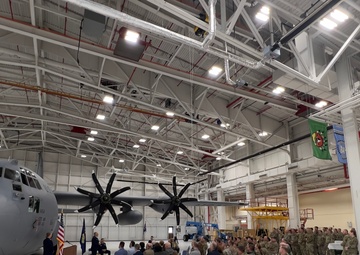 Colonel Joshua Cinq-Mars assumes command of the 120th Maintenance Group, Montana Air National Guard, USAF