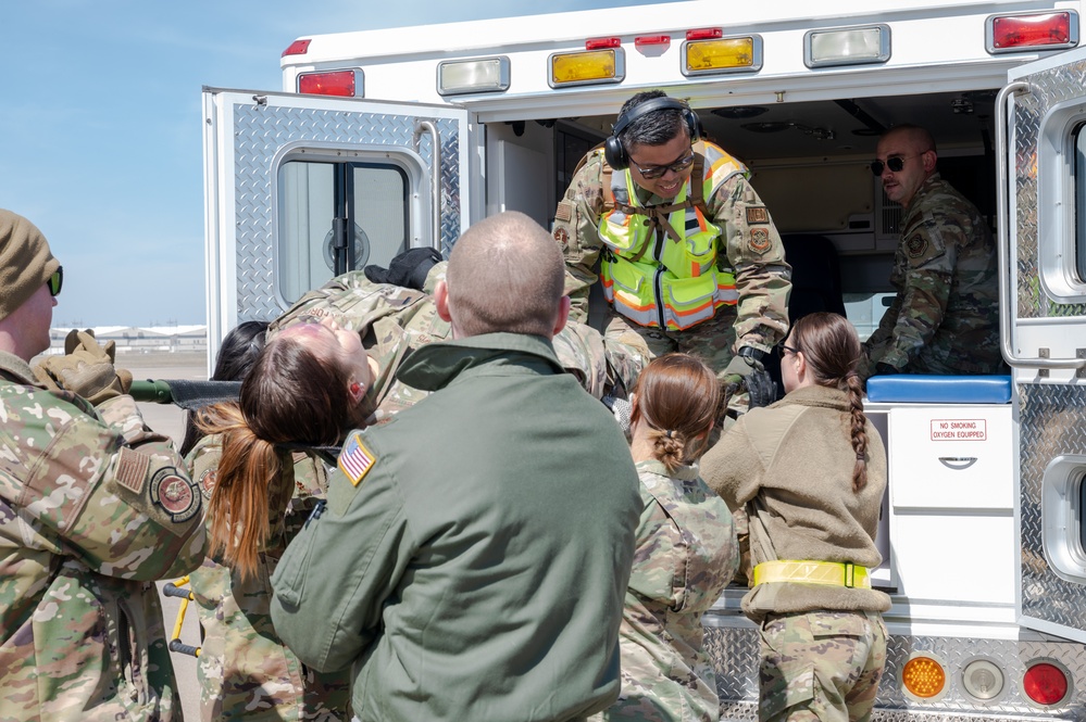 McConnell, teams up for aeromedical evacuation training