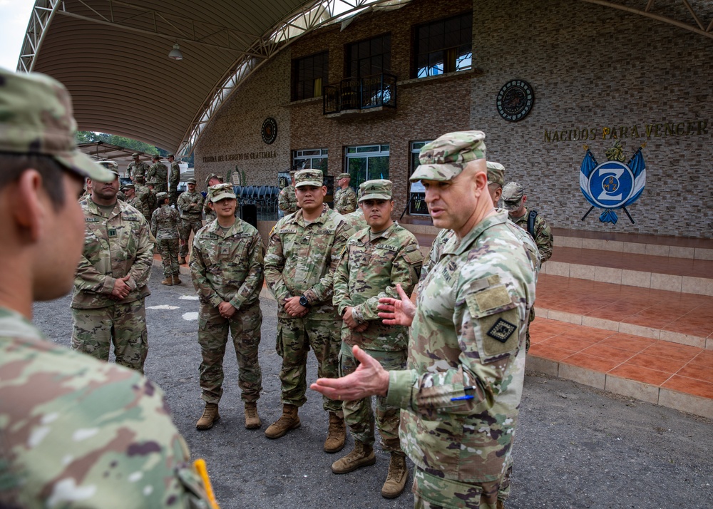 Representing the Arkansas National Guard In Guatemala