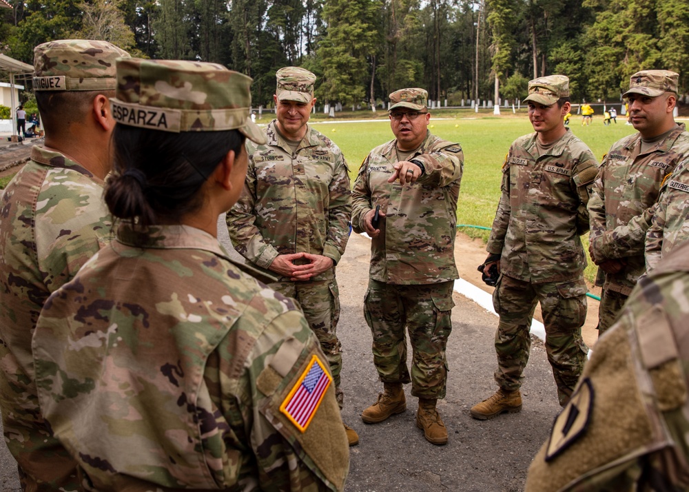 Representing the Arkansas National Guard In Guatemala