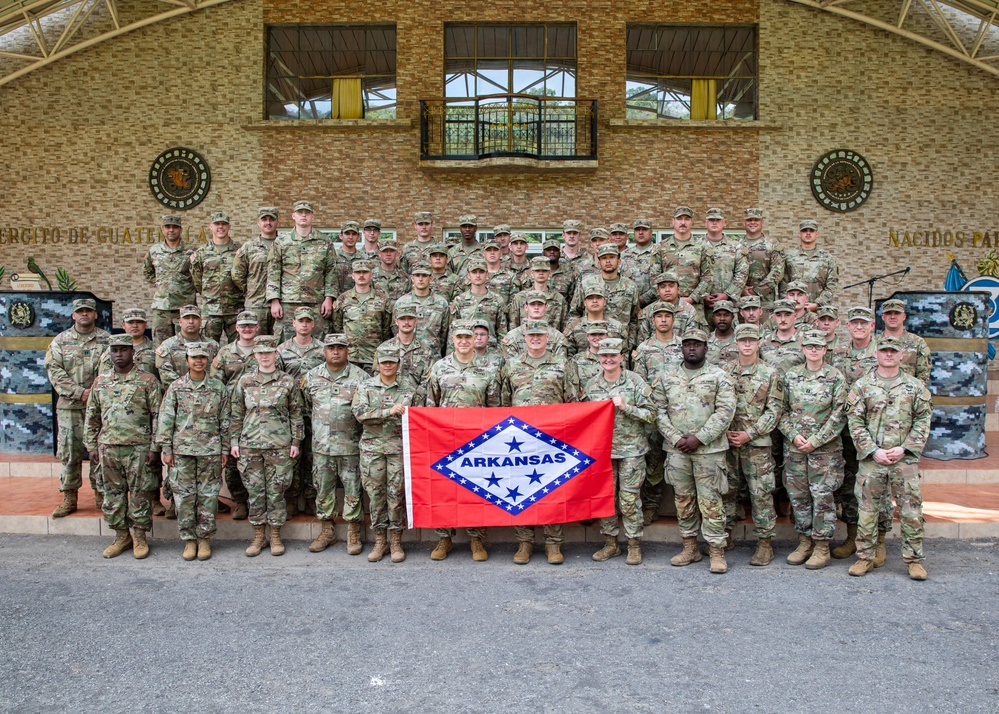 Representing the Arkansas National Guard In Guatemala