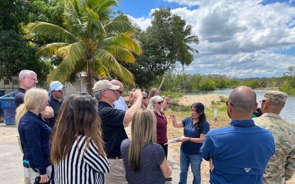 Members of the Puerto Rico Integrated Projects Office (PR-IPO) of the US Army Corps of Engineers Jacksonville District (USACE), received Dr. David W. Pittman, Director of the US Army Research and Development Center (ERDC)