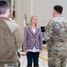 Lauren Barrett Knausenberger, Chief Information Officer for the Department of the Air Force visits the 354th Fighter Wing