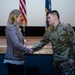 Lauren Barrett Knausenberger, Chief Information Officer for the Department of the Air Force visits the 354th Fighter Wing