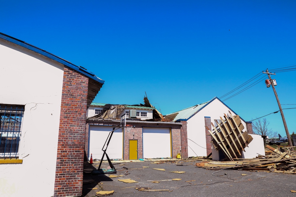 Tornado strikes National Guard Training Center