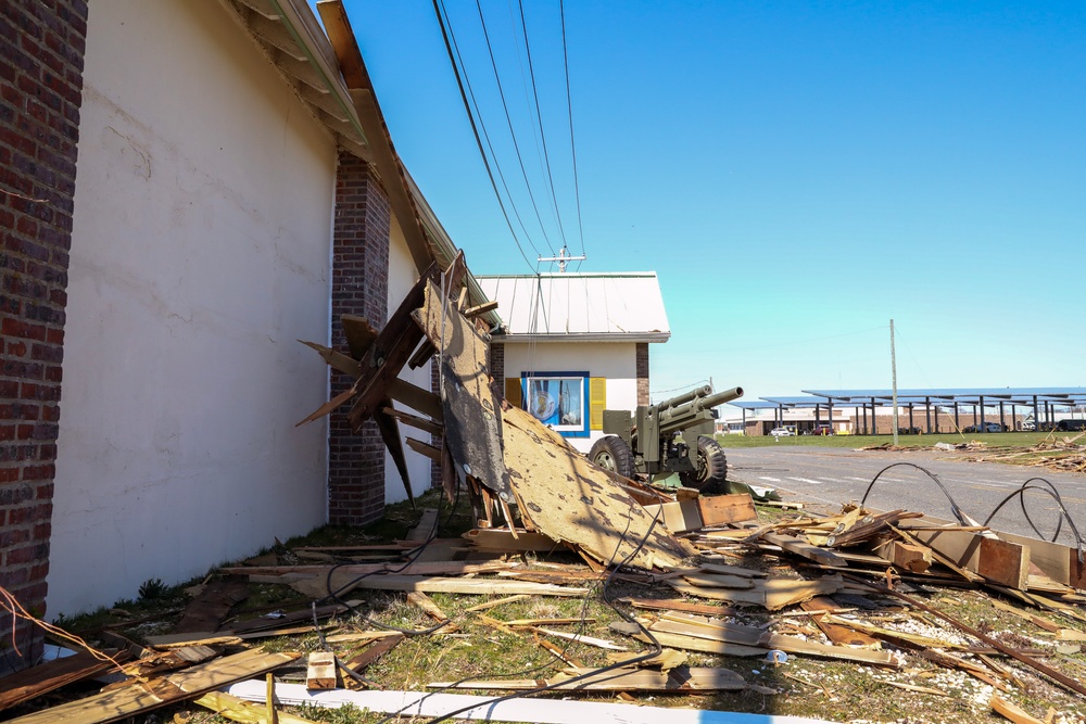 Tornado strikes National Guard Training Center