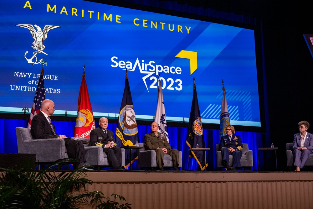 CNO Speaks at 2023 Sea-Air-Space Exposition