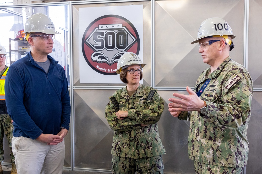 Undersecretary of the Navy, Vice Chief of Naval Operations visit PSNS &amp; IMF