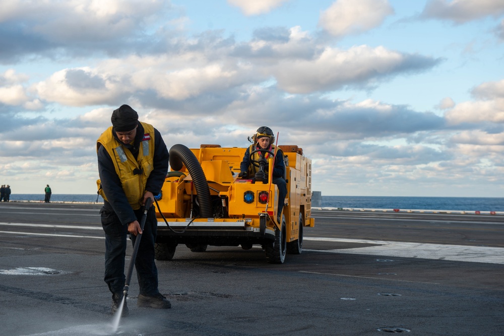 IKE Conducts Operations In The Atlantic Ocean