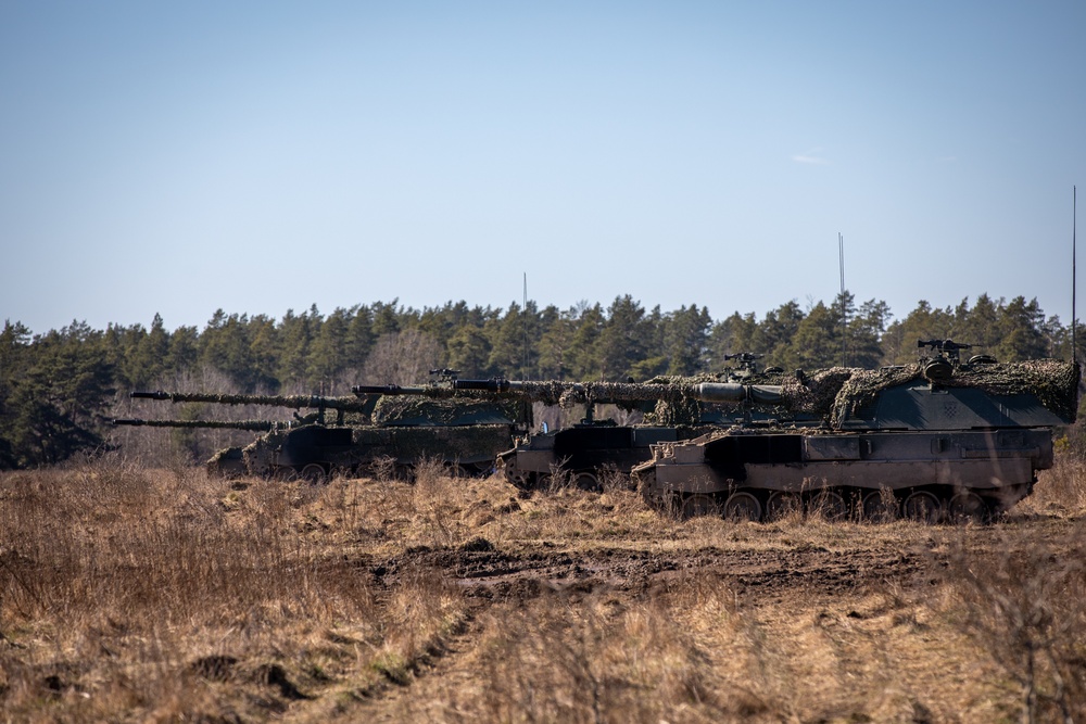 eFP Battle Group Poland’s Kings of Battle Rain Down Combined Firepower