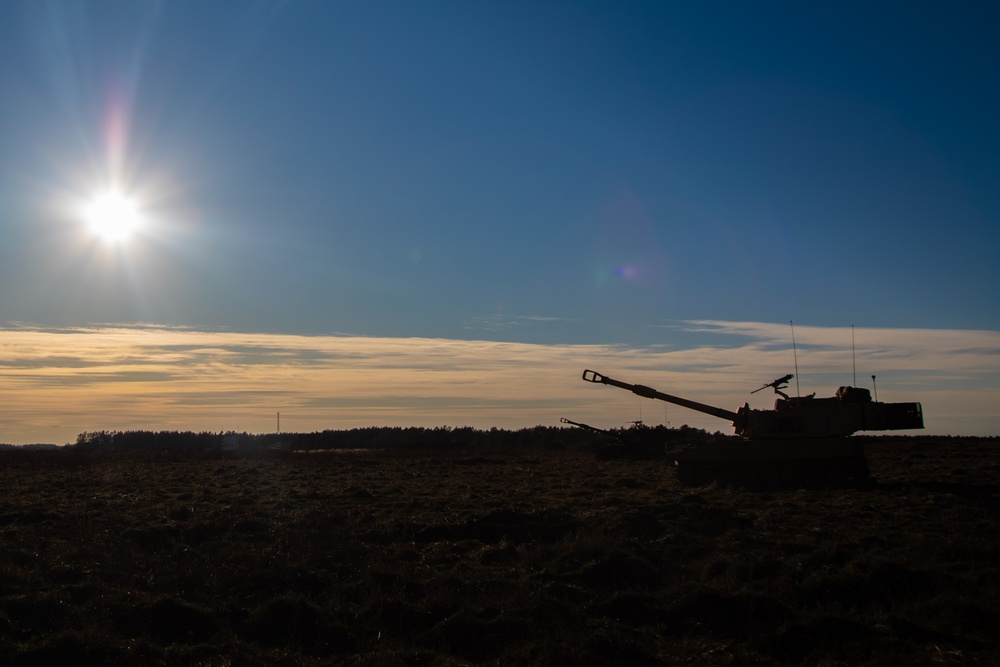 eFP Battle Group Poland’s Kings of Battle Rain Down Combined Firepower