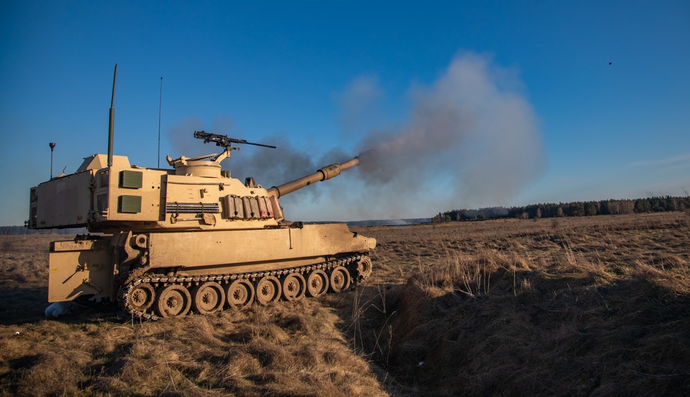 eFP Battle Group Poland’s Kings of Battle Rain Down Combined Firepower