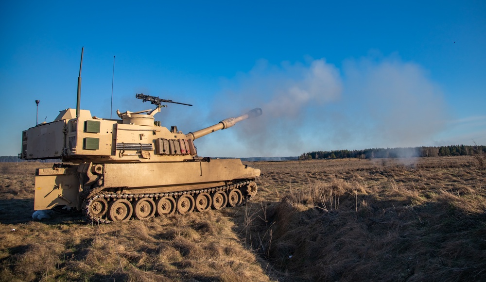 eFP Battle Group Poland’s Kings of Battle Rain Down Combined Firepower