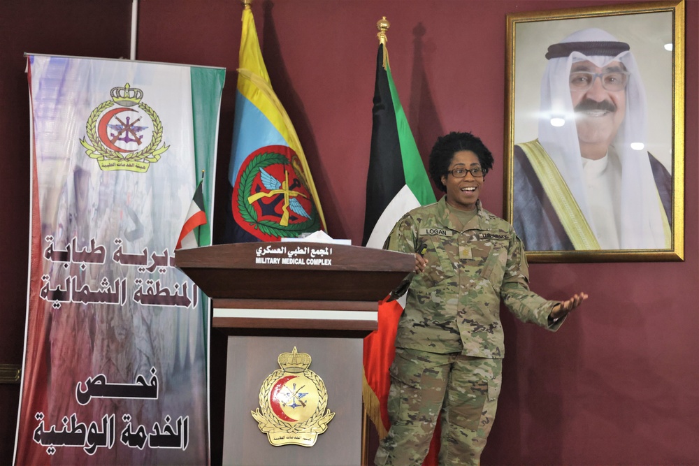 Key leader engagement at a Kuwait Military Hospital with ASG-Kuwait, February, 2023