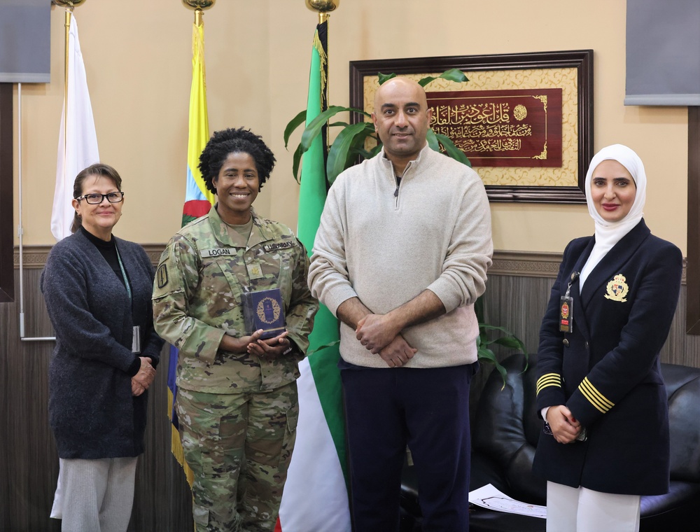 Key leader engagement at a Kuwait Military Hospital with ASG-Kuwait, February, 2023