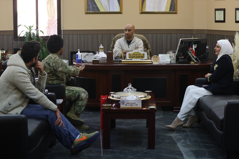 Key leader engagement at a Kuwait Military Hospital with ASG-Kuwait, February, 2023