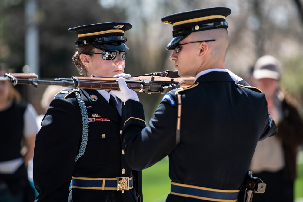 Germany Chief of Defense Gen. Carsten Breuer Participates in a Public Wreath-Laying Ceremony at the Tomb of the Unknown Soldier