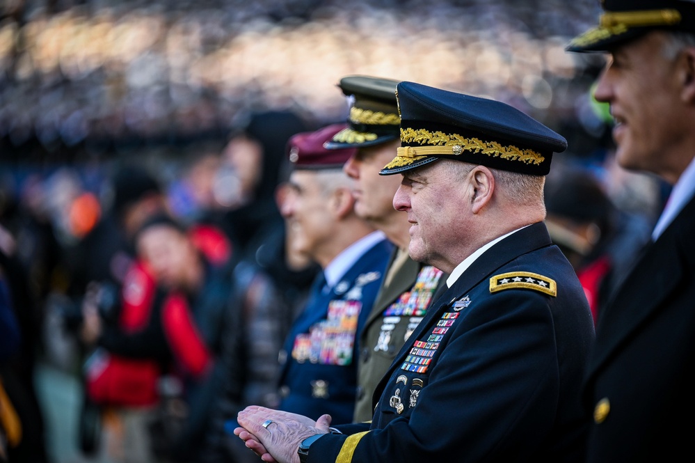 Secretary of the Navy Carlos Del Toro attends the 123rd Army Navy Game