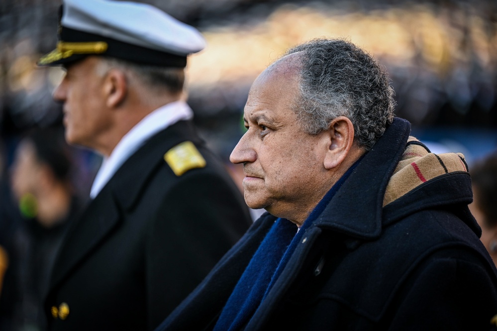 Secretary of the Navy Carlos Del Toro attends the 123rd Army Navy Game