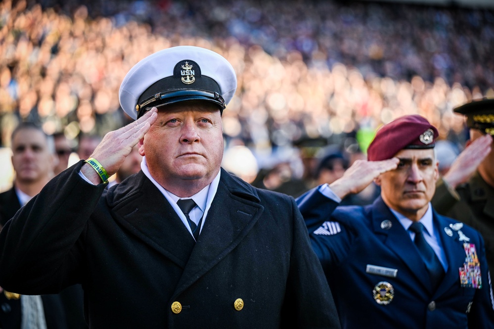 Secretary of the Navy Carlos Del Toro attends the 123rd Army Navy Game