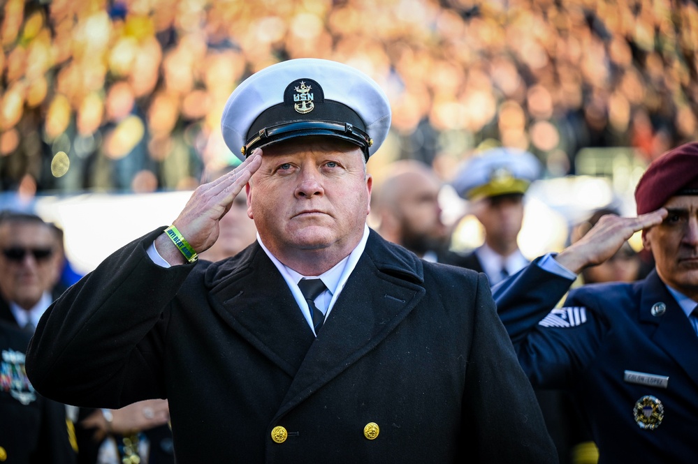 Secretary of the Navy Carlos Del Toro attends the 123rd Army Navy Game