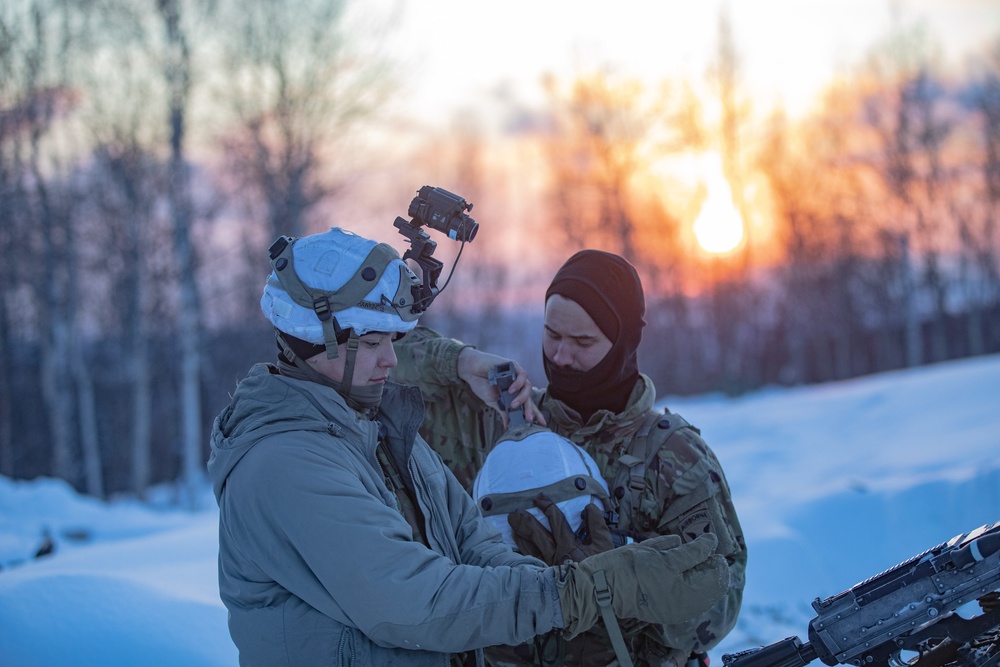 Getting Ready for Night Security at JPMRC-AK 23-02