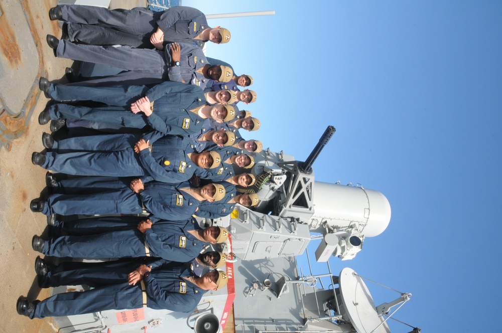 USS William P. Lawrence (DDG 110) Sailors Celebrate 130th Chief Petty Officer Birthday