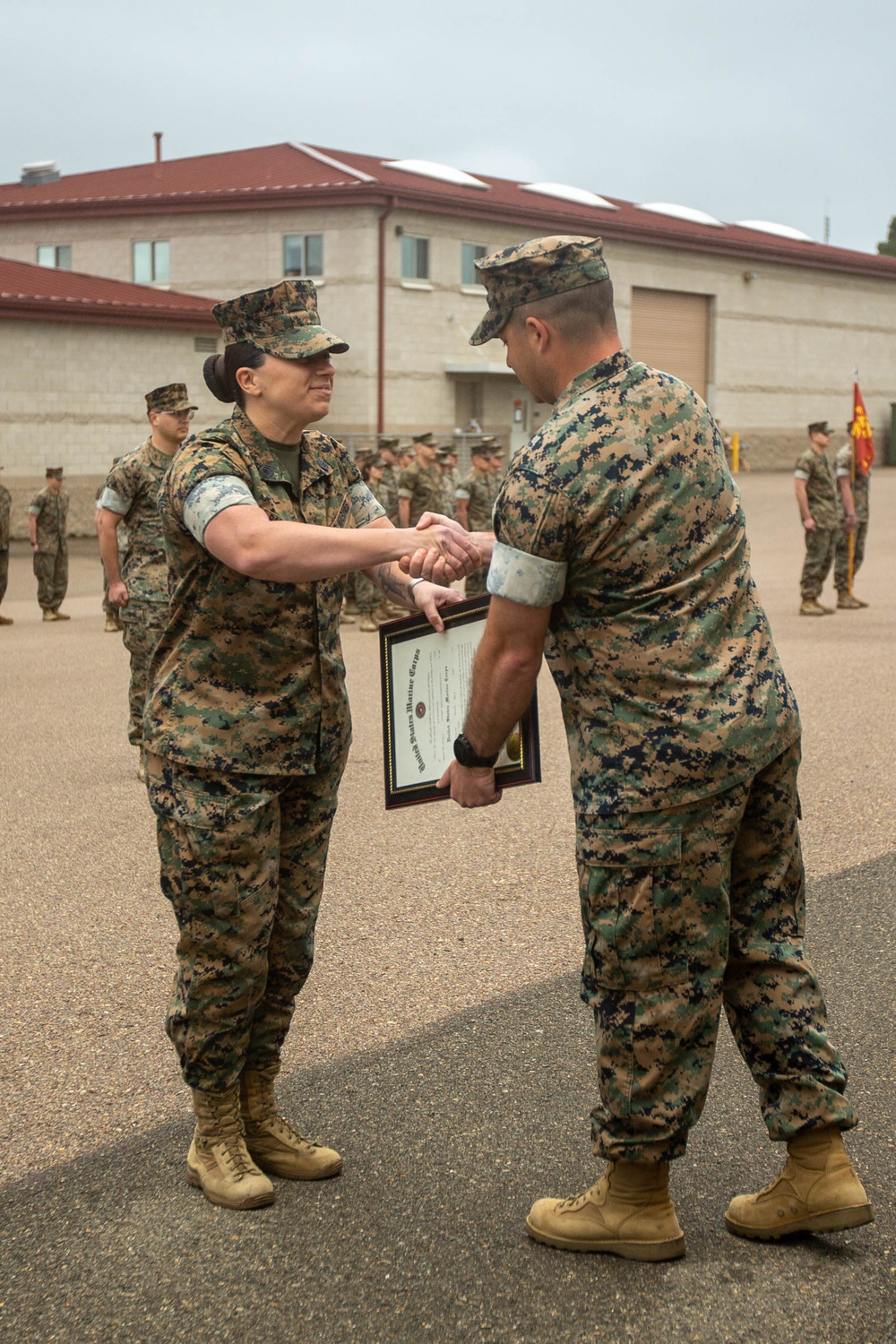 1st Radio Battalion Meritorious Gunnery Sergeant Promotion