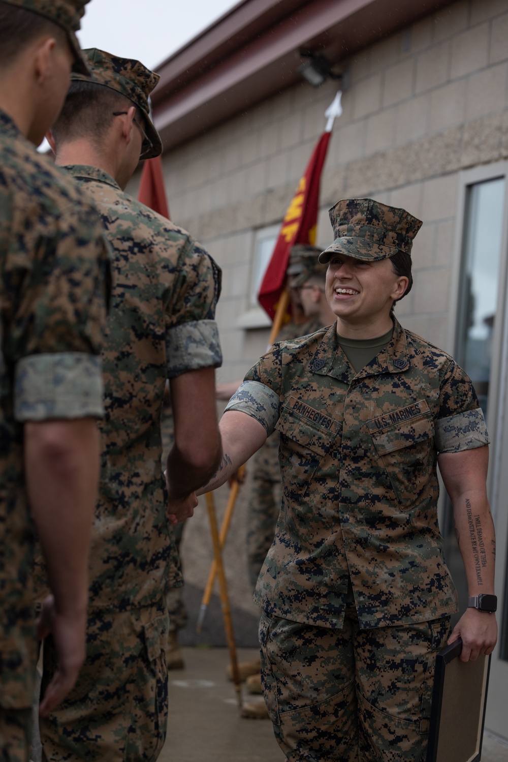 1st Radio Battalion Meritorious Gunnery Sergeant Promotion