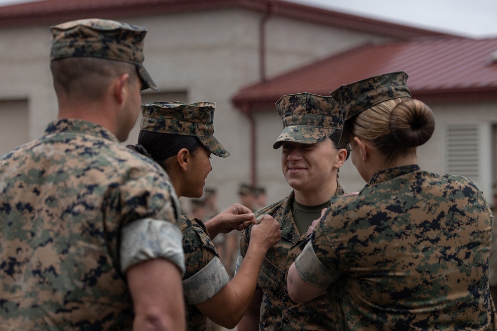 1st Radio Battalion Meritorious Gunnery Sergeant Promotion