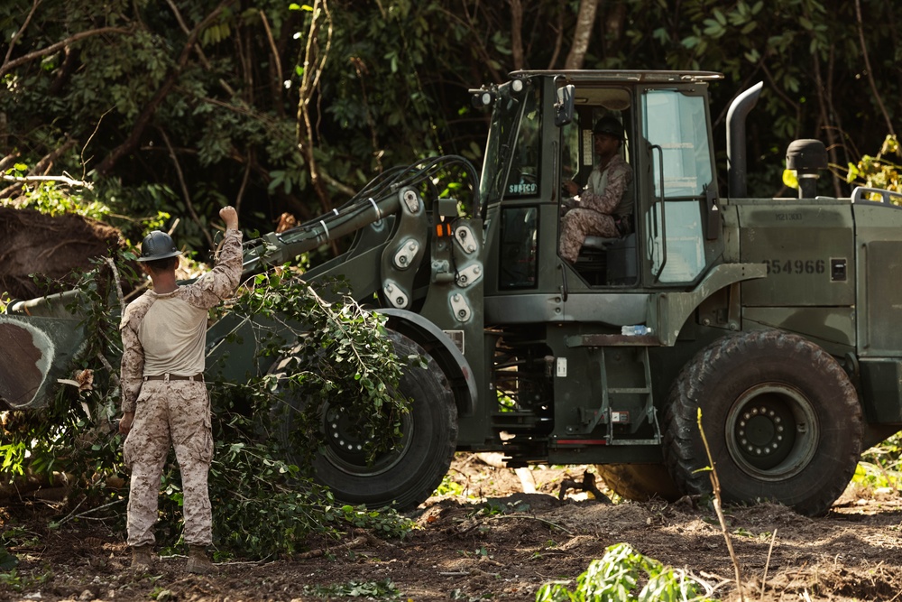 MCED Palau 23.1 – Marines begin construction projects in Peleliu