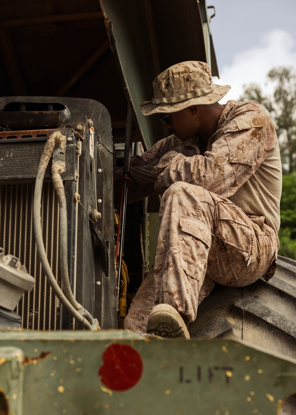 MCED Palau 23.1 – Marines begin construction projects in Peleliu